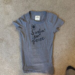 Hollister Blue Graphic Tee